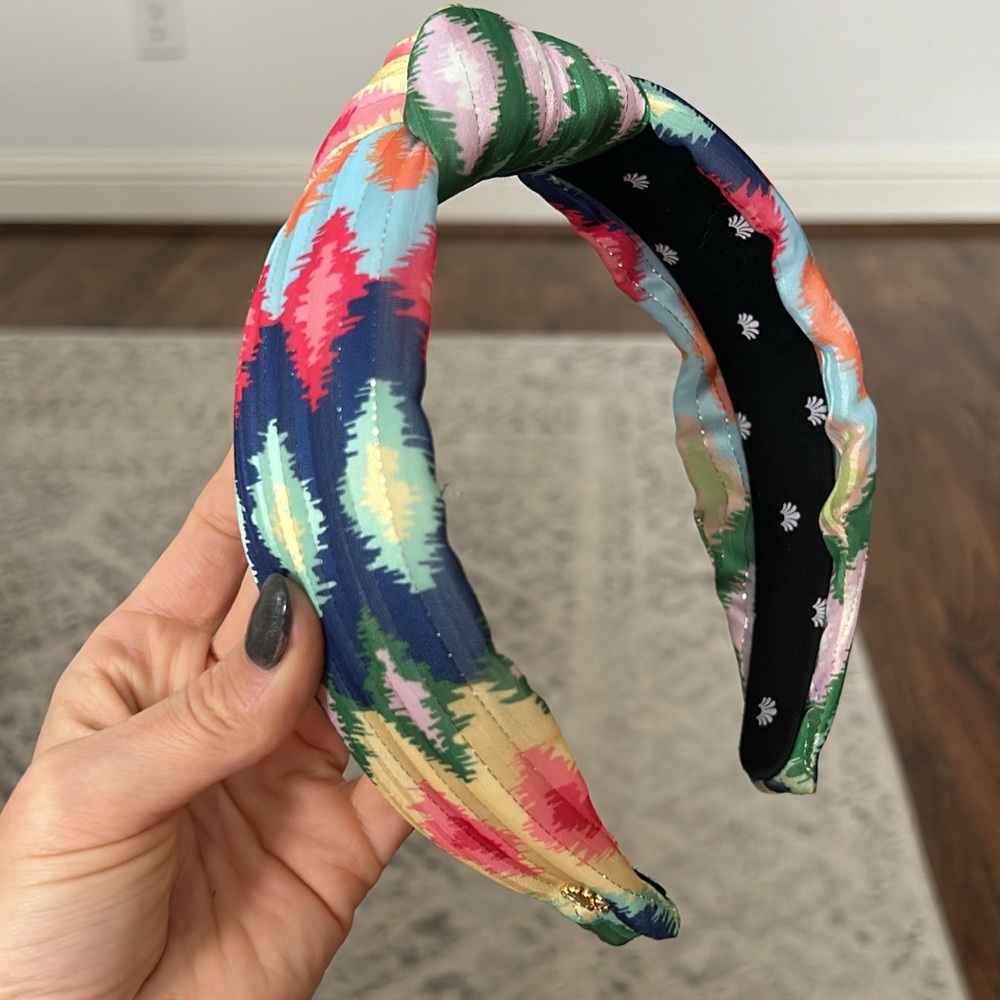 Lele Sadoughi x Atlantic Pacific colorful heandband